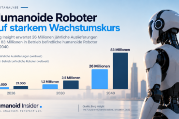 Berg-Insight-Prognose zum weltweiten Markt für humanoide Roboter bis 2040