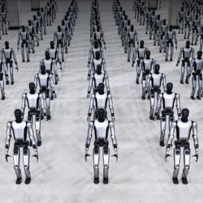 Zahlreiche humanoide Walker-S2-Roboter von UBTECH Robotics bei der Serienproduktion