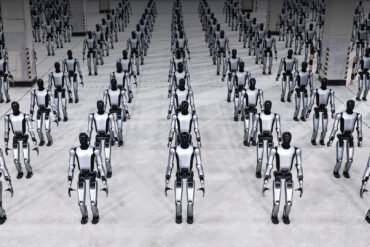 Zahlreiche humanoide Walker-S2-Roboter von UBTECH Robotics bei der Serienproduktion