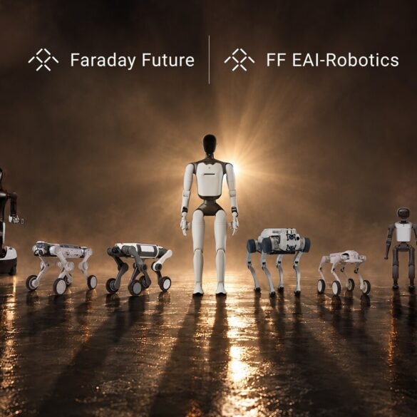 Neue Faraday Future EAI-Roboter mit humanoiden und spezialisierten Robotersystemen