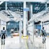 UBTECH Cruzr Roboter in der neuen Humanoiden-Fabrik in Liuzhou
