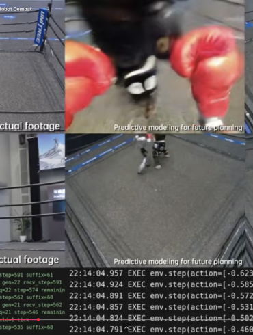 Unitree G1 beim autonomen Sparring mit UnifoLM-X2-1.0
