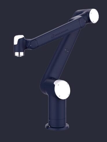 Industrieller Roboterarm Thor von Agile Robots, einem Münchner Robotikunternehmen, in das NVIDIA investieren will.