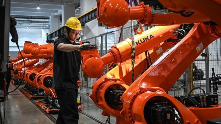 China – Produktion von Industrierobotern 2026