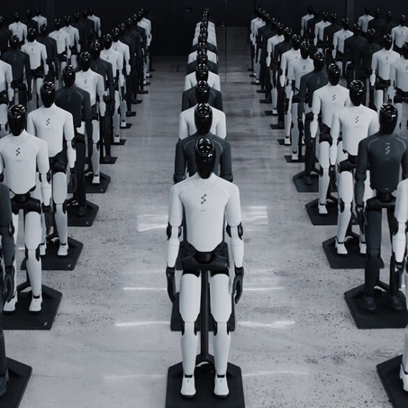 Figure 03 Humanoide in der BotQ-Produktion von Figure AI