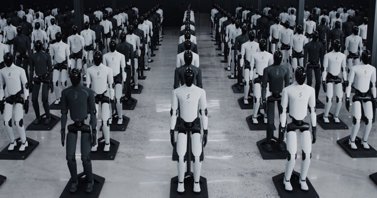 Figure 03 Humanoide in der BotQ-Produktion von Figure AI
