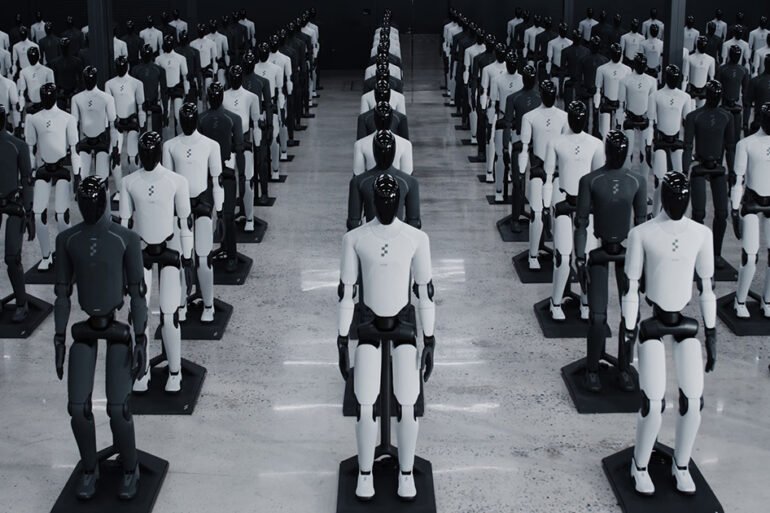 Figure 03 Humanoide in der BotQ-Produktion von Figure AI