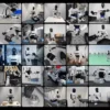 Roboter beim Training verschiedener Aufgaben für Physical AI und reale Roboterdaten