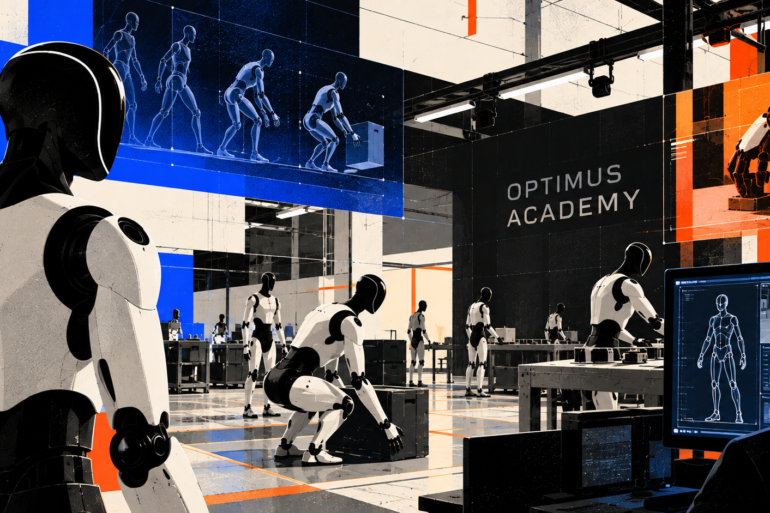Tesla Optimus Academy – KI-Training mit menschlichen und robotischen Bewegungsdaten