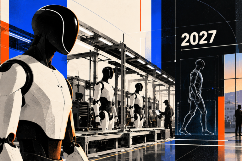 Tesla Optimus Verkaufsstart 2027 und Produktionsvorbereitung 2026