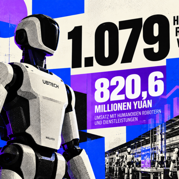 UBTECH Geschäftszahlen 2025 mit 1.079 verkauften vollformatigen Humanoiden